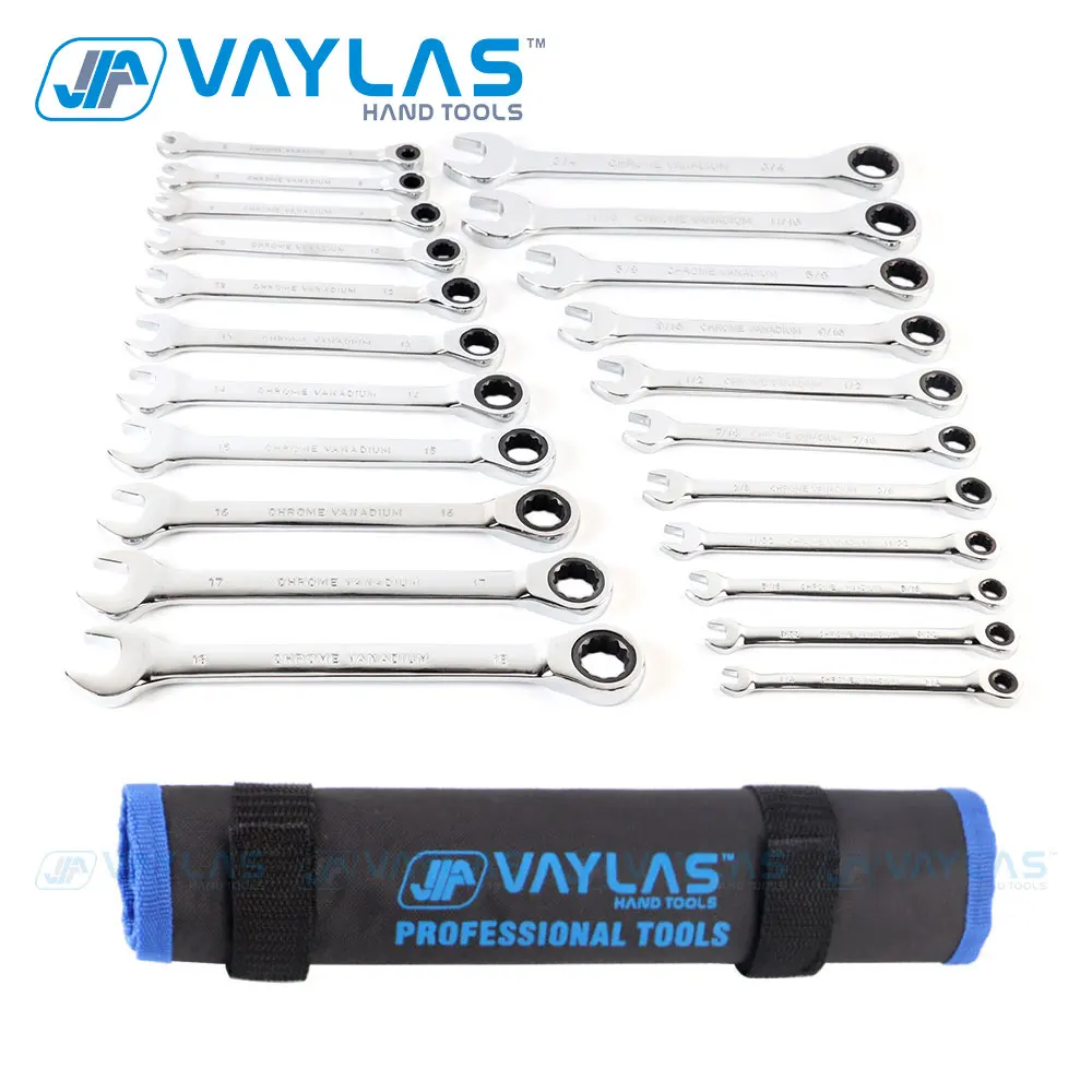 Ratchet Key Wrench Tools Set 7P/20P/22P SAE&Metric Fixed Head 72T Mirror Polish Spanner Tools for Repair
Ratchet Key Wrench Tools Set 7P/20P/22P SAE&Metric Fixed Head 72T Mirror Polish Spanner Tools for Repair