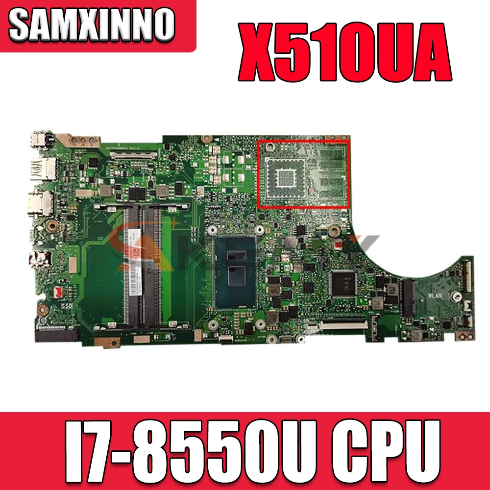 X510UA Motherboard For ASUS X510UNR X510URO S5100UR S5100U X510UQ X510UAR Laptop Motherboard Tested original I7-8550U CPU
X510UA Motherboard For ASUS X510UNR X510URO S5100UR S5100U X510UQ X510UAR Laptop Motherboard Tested original I7-8550U CPU
