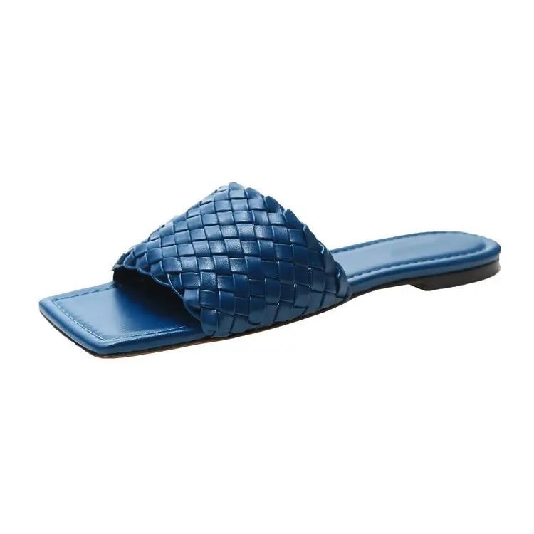 Summer Women Slippers Girls Pu Leather Slides Woman Square Toe Flats Ladies Outside Flip Flop Shoes Female Black Brand Slides
Summer Women Slippers Girls Pu Leather Slides Woman Square Toe Flats Ladies Outside Flip Flop Shoes Female Black Brand Slides
