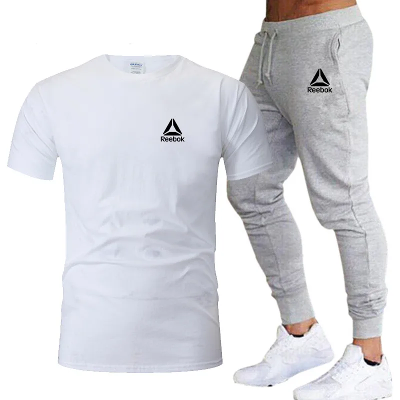 Summer new fashion brand men's and women's track suits fitness sports running training T-shirt printing suit 100% cotton
Summer new fashion brand men's and women's track suits fitness sports running training T-shirt printing suit 100% cotton