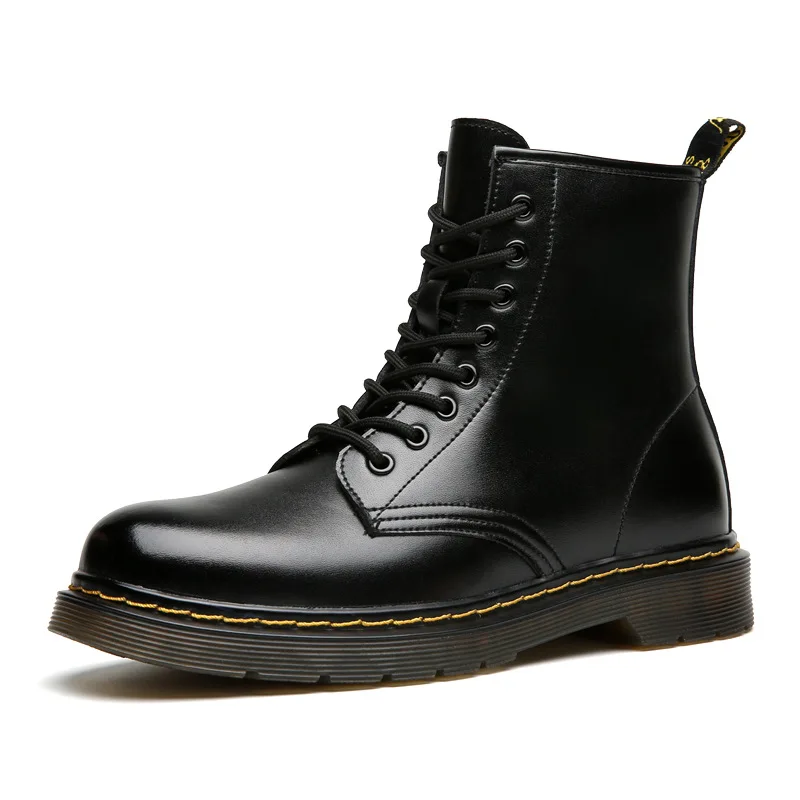 New Men Leather Fashion Platform motorcycle Boots Male Martens Boots Combat Boots Mens Outdoor Army Boots Lovers Shoes
New Men Leather Fashion Platform motorcycle Boots Male Martens Boots Combat Boots Mens Outdoor Army Boots Lovers Shoes