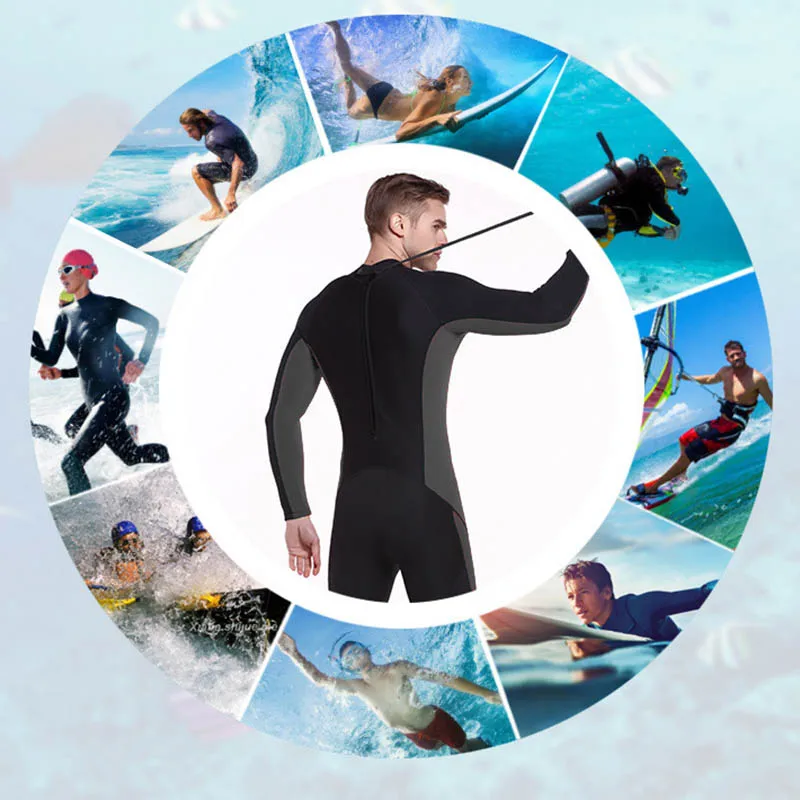 3mm Thickness Men Wetsuit Long Sleeve Zipper Warm Swimming Surf Diving Suit SAL99
3mm Thickness Men Wetsuit Long Sleeve Zipper Warm Swimming Surf Diving Suit SAL99