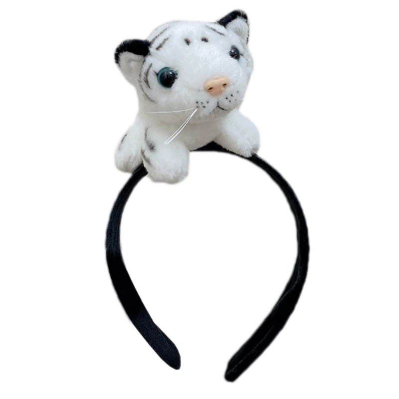 X7XE Furry Headband with Animal Pattern 3D Plush Leopard Tiger Cartoon Hairband Party Performance Costume Hair Accessories
X7XE Furry Headband with Animal Pattern 3D Plush Leopard Tiger Cartoon Hairband Party Performance Costume Hair Accessories