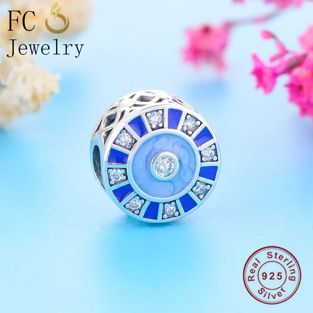 FC Jewelry подходит для оригинального бренда браслет с подвеской серебро 925 пробы