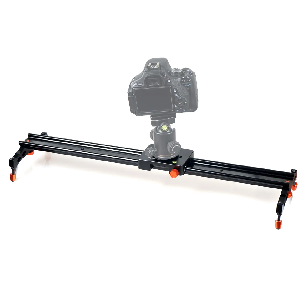 

COMMLITE CS-SL II 60/80/120 Sliding-Pad Video Track Slider Dolly Slider Video Stabilizer System 120CM for All Cameras Camcorders