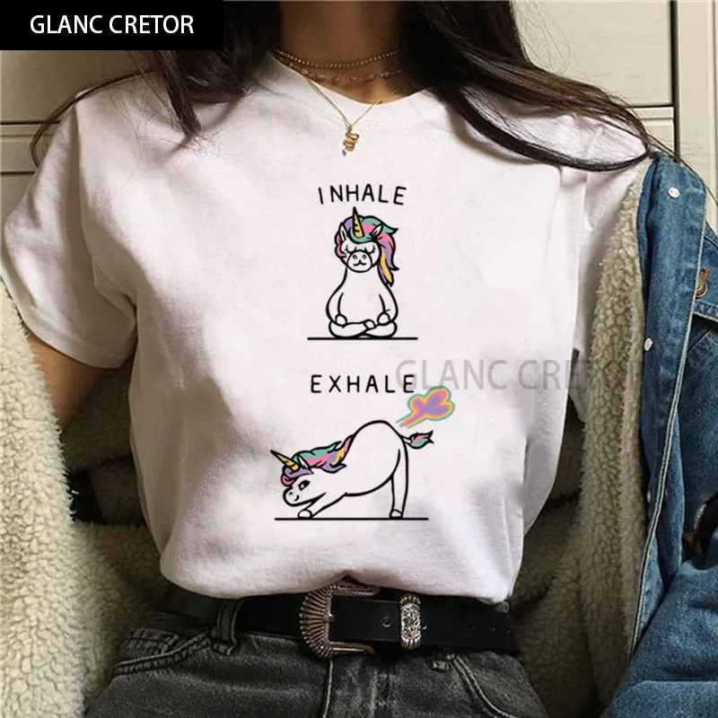 Harajuku T-shirt Ullzang Kawaii Cartoon Cute Unicorn T Shirt Women Fun Korean Style Tshirt 90s Graphic Top Tees Female
Harajuku T-shirt Ullzang Kawaii Cartoon Cute Unicorn T Shirt Women Fun Korean Style Tshirt 90s Graphic Top Tees Female