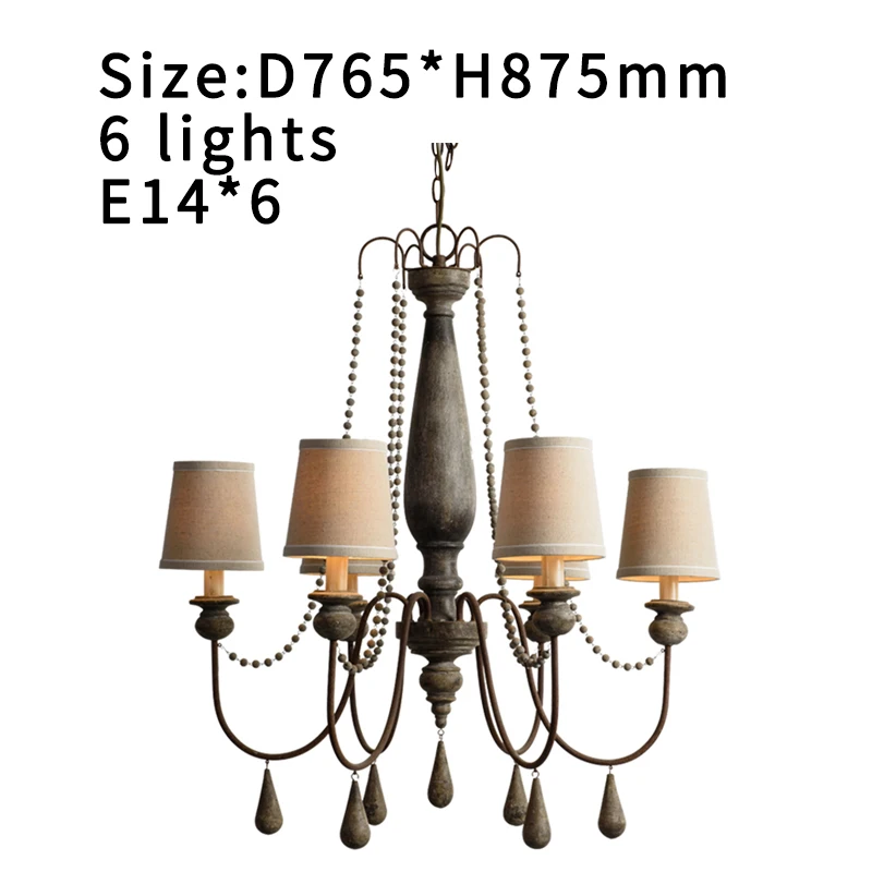 Fabric shade chandeliers rustic lighting antique wooden light fixtures retro bedroom hanging lights living room suspended lustre
Fabric shade chandeliers rustic lighting antique wooden light fixtures retro bedroom hanging lights living room suspended lustre