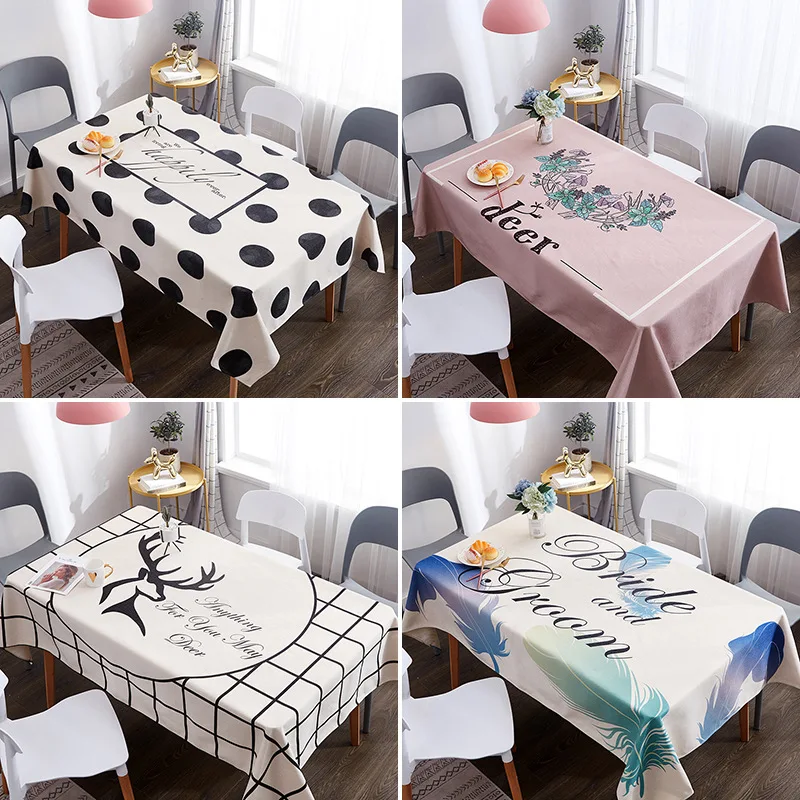 Waterproof Table Cloth Cover Cotton Rectangular White Tablecloth Cover Party Christmas Table Cloth Wedding Tapete Mantel Mesa 
Waterproof Table Cloth Cover Cotton Rectangular White Tablecloth Cover Party Christmas Table Cloth Wedding Tapete Mantel Mesa