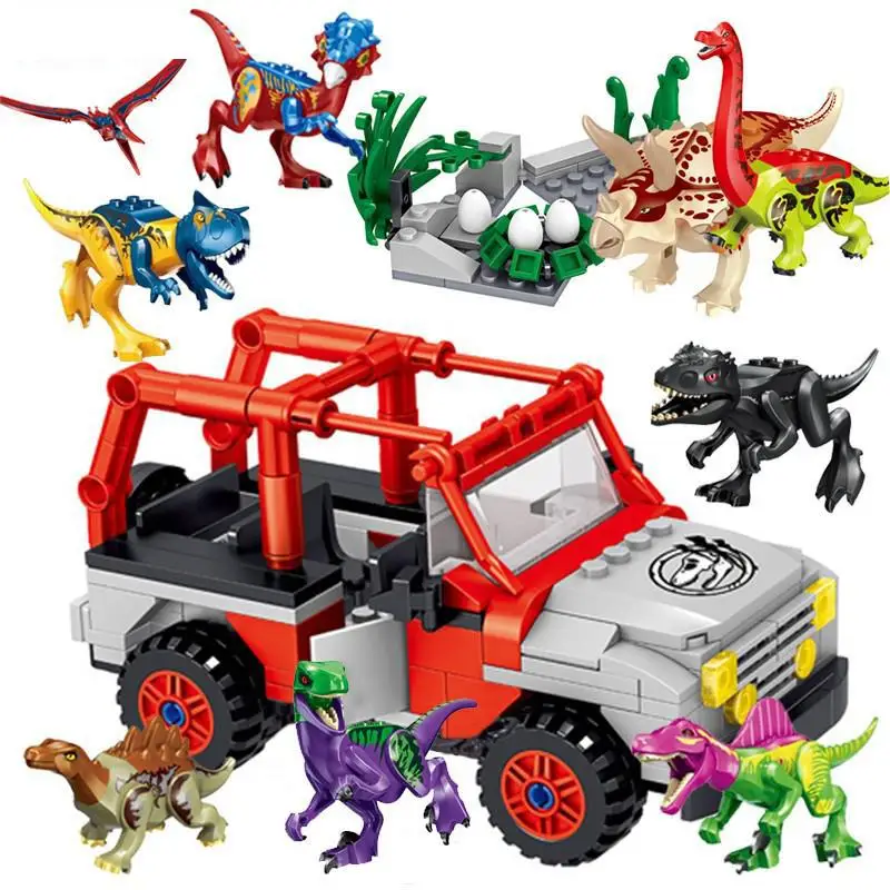 Jurassic Dinosaurs Camp Cretaceous Tyrannosaurus Raptor Building Block Dinosaur World Park City Figures Bricks Set Children Toys
Jurassic Dinosaurs Camp Cretaceous Tyrannosaurus Raptor Building Block Dinosaur World Park City Figures Bricks Set Children Toys