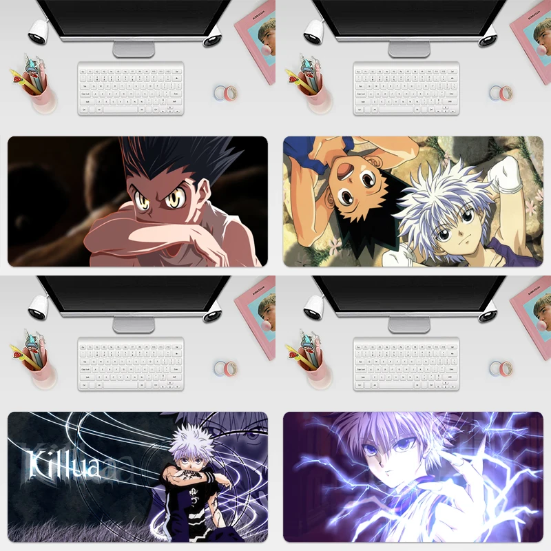 Игровой коврик для мыши Hunter X Hunter Gon Killua, большой игровой коврик для мыши большого размера, резиновый коврик для клавиатуры и компьютера
Игровой коврик для мыши Hunter X Hunter Gon Killua, большой игровой коврик для мыши большого размера, резиновый коврик для клавиатуры и компьютера