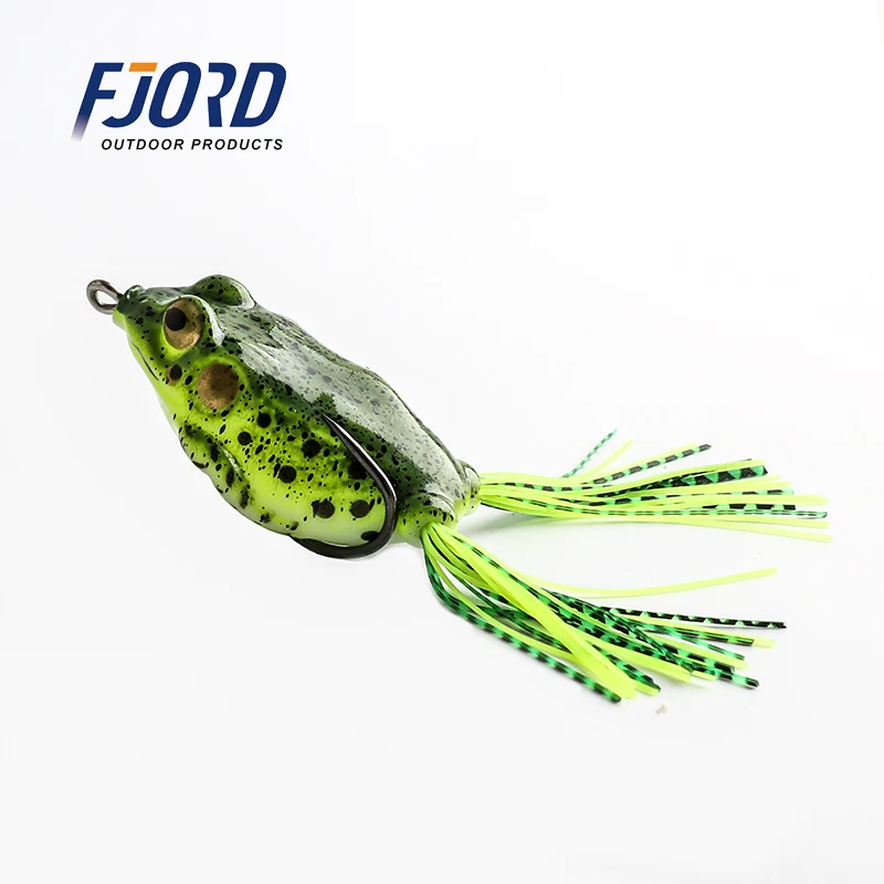 FJORD 1 шт. Мягкая приманка имитация лягушки 5 цветов 6 см 15 г Kopper Live Target Top Water Minnow Crank