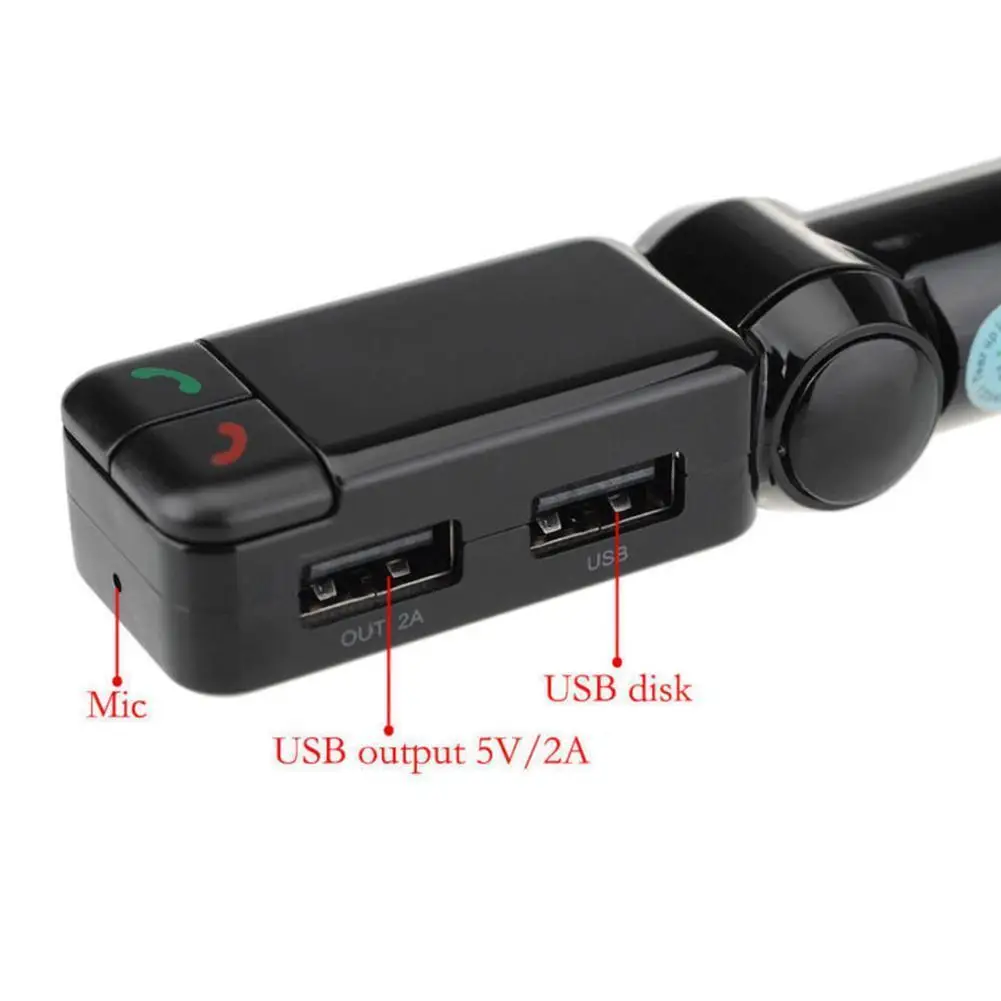 FM Transmitters Bluetooth Car Kit FM Transmitter Handsfree USB LED with Modulator Aux Player Portable Charger Mp3 Dual Disp O0Q9
FM Transmitters Bluetooth Car Kit FM Transmitter Handsfree USB LED with Modulator Aux Player Portable Charger Mp3 Dual Disp O0Q9