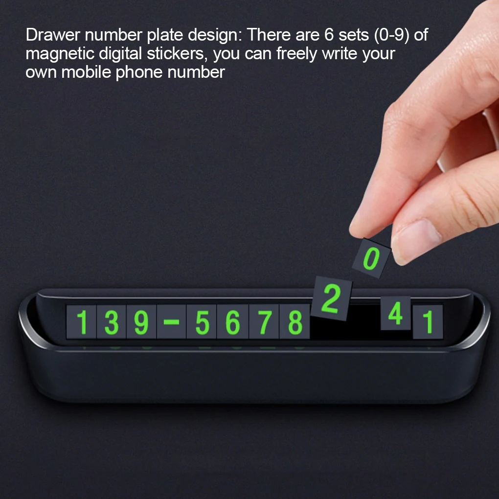 13x2.5cm Car Temporary Parking Card Phone Number Card Plate Telephone Number Car Park Stop Automobile Accessories Car Styling
13x2.5cm Car Temporary Parking Card Phone Number Card Plate Telephone Number Car Park Stop Automobile Accessories Car Styling