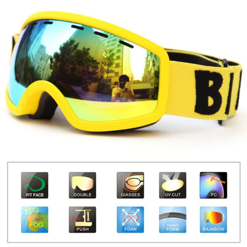 Kids Ski Goggles Double Layer UV400 Anti-fog Children Ski Glasses Snow Outdoor Sports Eyewear Girls Boys Snowboard Goggles
Kids Ski Goggles Double Layer UV400 Anti-fog Children Ski Glasses Snow Outdoor Sports Eyewear Girls Boys Snowboard Goggles