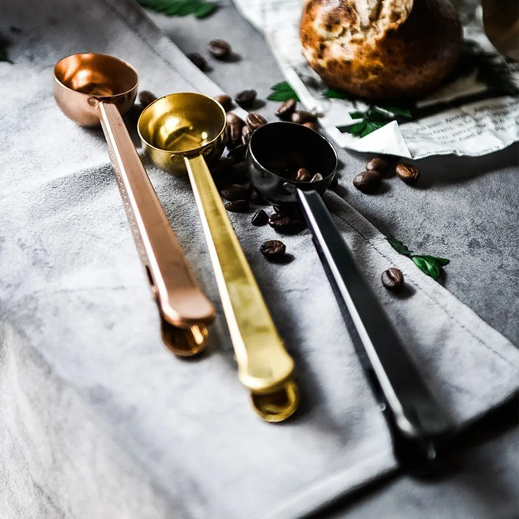 Stainless Steel Coffee Scoop Clip Coffee Tea Measuring Spoon Cup Kitchen Kitchen Supply Powder Measuring Tools Good Sealing
Stainless Steel Coffee Scoop Clip Coffee Tea Measuring Spoon Cup Kitchen Kitchen Supply Powder Measuring Tools Good Sealing