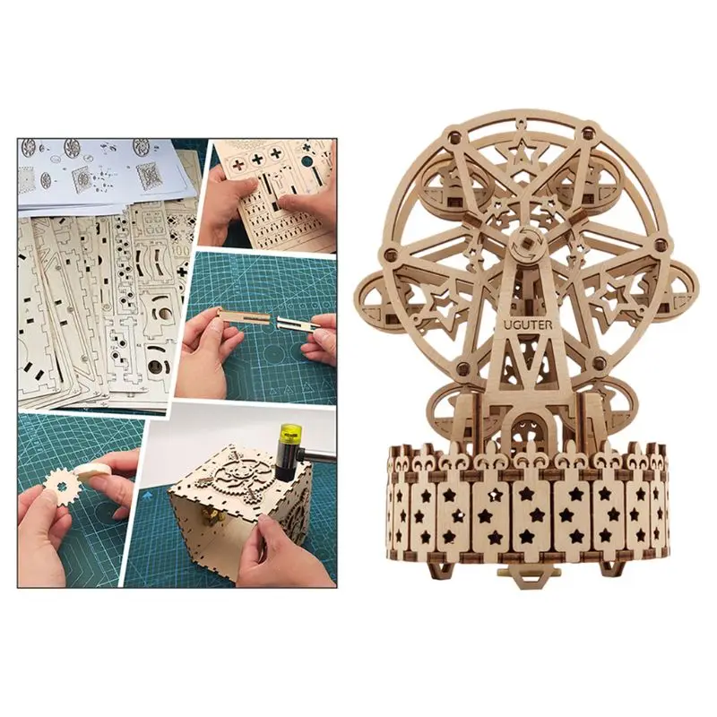 3D Wooden Puzzle Kit Model Kits for Adults Birthday Gift Pendulum music Box 203E
3D Wooden Puzzle Kit Model Kits for Adults Birthday Gift Pendulum music Box 203E