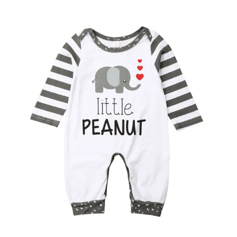 Newborn Infant Baby Boys Little Brother Elephant Long Sleeve Romper Jumpsuit Outfits Clothes
Newborn Infant Baby Boys Little Brother Elephant Long Sleeve Romper Jumpsuit Outfits Clothes