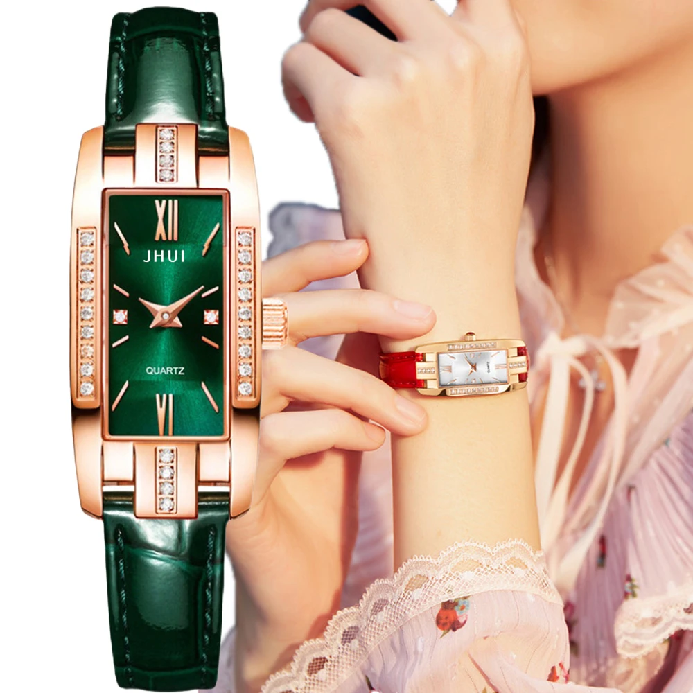 Retro Rectangle Women Watches Simple Diamond Dial Ladies Quartz Wristwatches Fashion Casual Female Watch Vintage Leather Clock
Retro Rectangle Women Watches Simple Diamond Dial Ladies Quartz Wristwatches Fashion Casual Female Watch Vintage Leather Clock