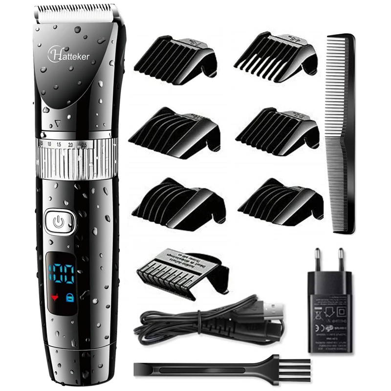 13 piece professional hair trimmer for men kit wet dry hair clipper beard trimer adjustable hair cutting machine Lithium Ion
13 piece professional hair trimmer for men kit wet dry hair clipper beard trimer adjustable hair cutting machine Lithium Ion