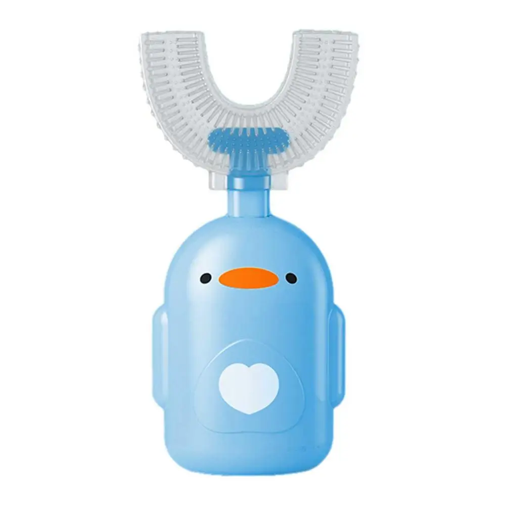 Kids U Shaped Toothbrush Children's Soft Silicone Toothbrush 360 Oral Teeth Cleaning Whole Mouth Manual Toothbrush Blue & Pi
Kids U Shaped Toothbrush Children's Soft Silicone Toothbrush 360 Oral Teeth Cleaning Whole Mouth Manual Toothbrush Blue & Pi