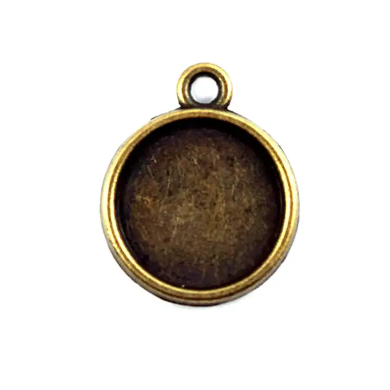 50pcs/lot Antique Bronze Plated Cabochon Settings 12mm Round Cameo Base Blank Tray Pendant Charms Jewelry Accessories
50pcs/lot Antique Bronze Plated Cabochon Settings 12mm Round Cameo Base Blank Tray Pendant Charms Jewelry Accessories