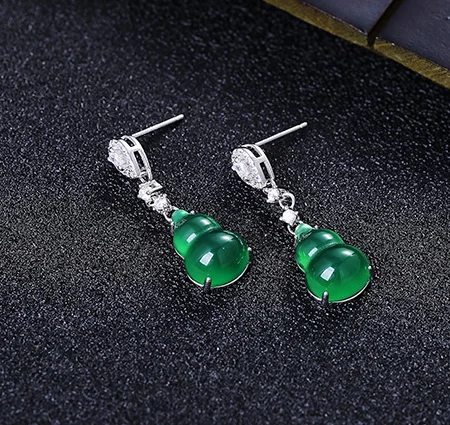 YGU57 S925 Sterling Silver gourd earrings earrings earrings girl Earrings Festival gift
YGU57 S925 Sterling Silver gourd earrings earrings earrings girl Earrings Festival gift