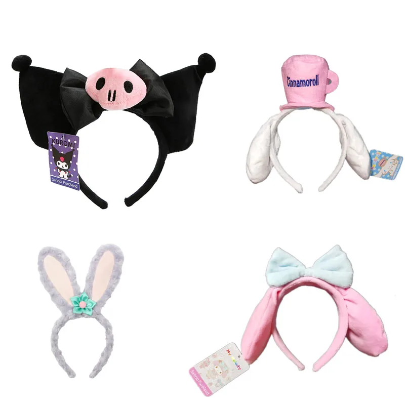 Japanese Anime Kawaii Kuromi Headband Cinnamoroll Press Hairband Melody Hairpin Cute Big Ears Bow Plush Cosplay Headdress
Japanese Anime Kawaii Kuromi Headband Cinnamoroll Press Hairband Melody Hairpin Cute Big Ears Bow Plush Cosplay Headdress