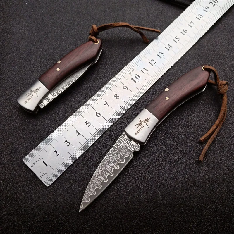 Trskt Pocket Folding Knife Damascus Blade Wood Handle Outdoor Camp Hunting Fishing Survival Tactical Collection Knife Dropship
Trskt Pocket Folding Knife Damascus Blade Wood Handle Outdoor Camp Hunting Fishing Survival Tactical Collection Knife Dropship