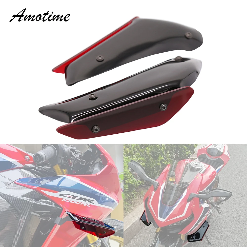 For Honda CBR1000RR CBR 1000 RR SP SP2 2017 2018 2019 Motorcycle Fairing Parts Aerodynamic Wing Kit Fixed Winglet Fairing Wing
For Honda CBR1000RR CBR 1000 RR SP SP2 2017 2018 2019 Motorcycle Fairing Parts Aerodynamic Wing Kit Fixed Winglet Fairing Wing