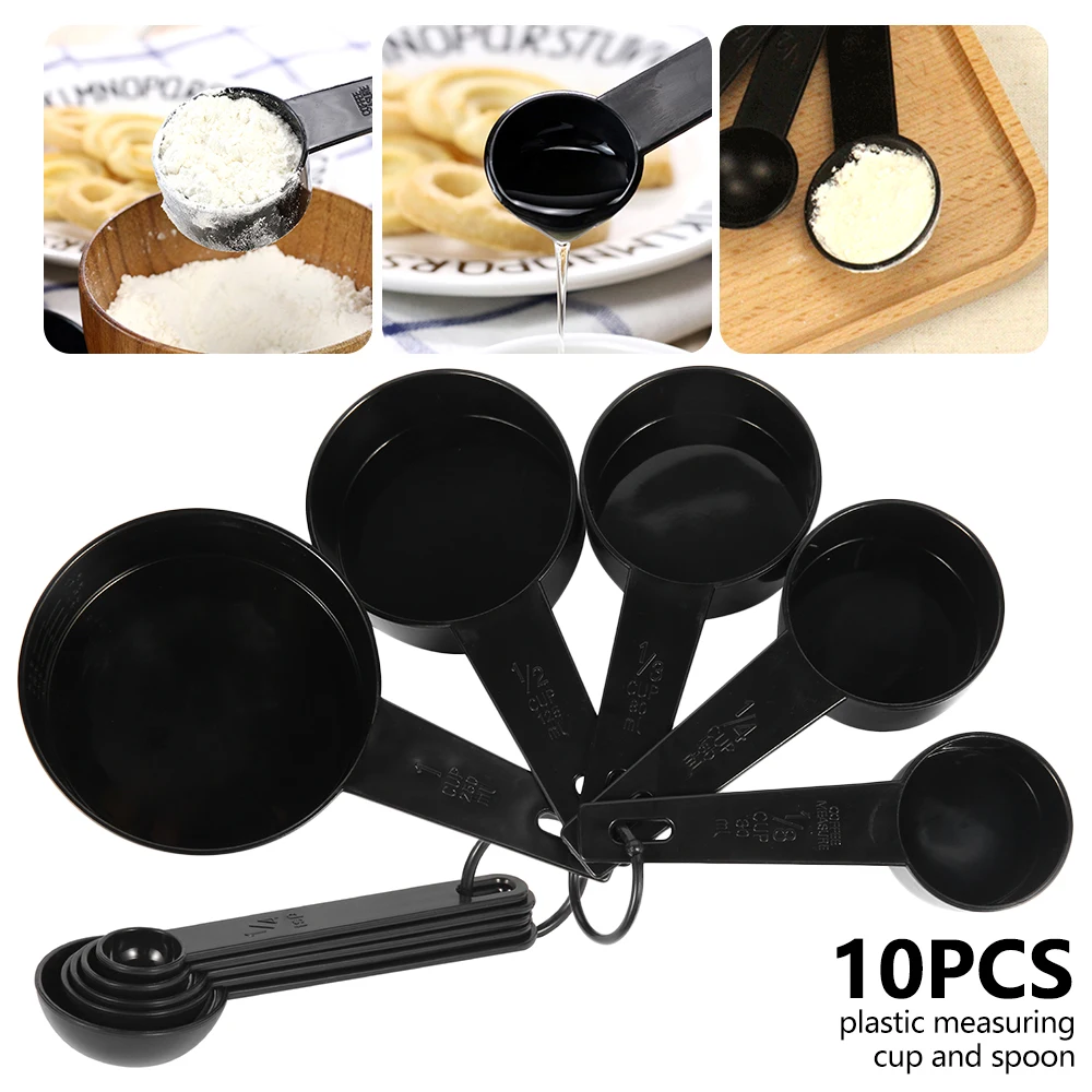 10Pcs/Set Measuring Cup and Spoon Set Multifunctional Measuring Spoon Scoop Silicone Handle Sugar Cake Kitchen Measuring Tool
10Pcs/Set Measuring Cup and Spoon Set Multifunctional Measuring Spoon Scoop Silicone Handle Sugar Cake Kitchen Measuring Tool