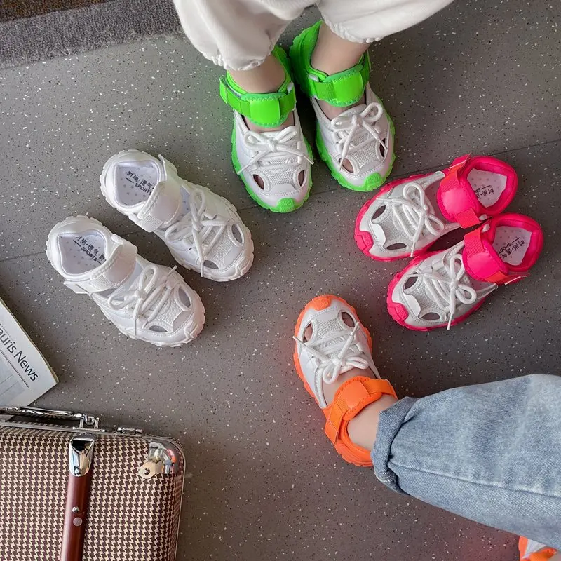 New Arrival Stylish Sweet Girls & Boys Casual Sport Sandals Shoes Soft Sole Light Weight Old Children Sneakers T21N06LS-28
New Arrival Stylish Sweet Girls & Boys Casual Sport Sandals Shoes Soft Sole Light Weight Old Children Sneakers T21N06LS-28