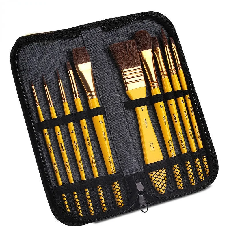 New Oil Paint Brush Set Art Special Brush Acrylic Water Chalk Brush Fan-shaped Row Pen Watercolor Brush Full Set
New Oil Paint Brush Set Art Special Brush Acrylic Water Chalk Brush Fan-shaped Row Pen Watercolor Brush Full Set