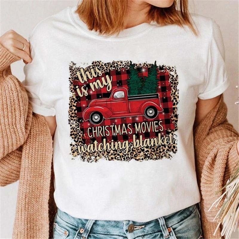 2021 New Women T Shirt Merry Christmas Truck Print Happy New Year Short Sleeve O Neck Loose Ladies Causal Pink Black Clothes
2021 New Women T Shirt Merry Christmas Truck Print Happy New Year Short Sleeve O Neck Loose Ladies Causal Pink Black Clothes