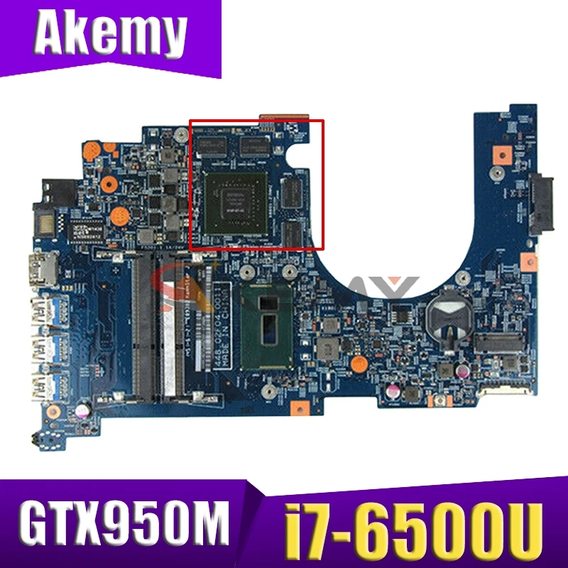 

For ACER VN7-572G VN7-572 laptop motherboard 14306-1M 448.06C08.001M motherboard CPU i7-6500U GPU GTX950M tested Ok Mainboard