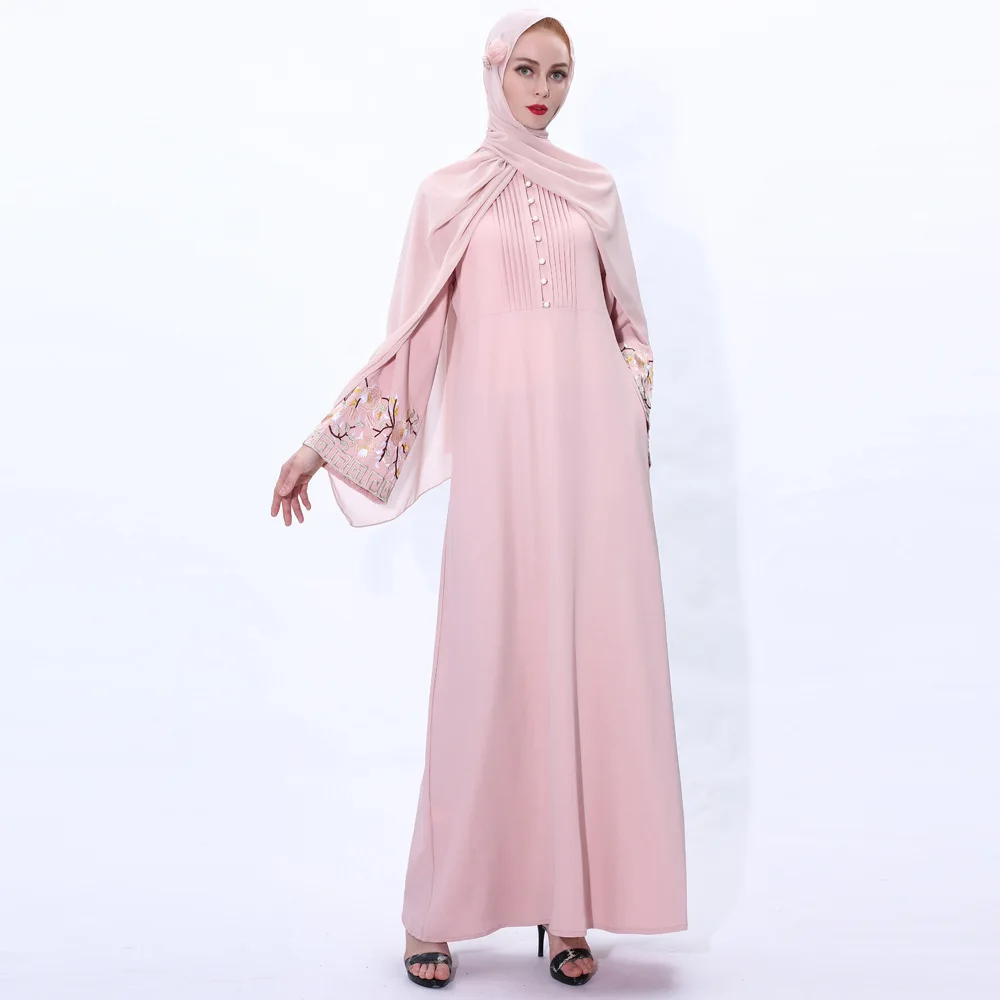Plus size Ramadan Flower embroidery Abaya Hijab Muslim Dress female Caftan Turkish Islamic Kaftan Robe Musulman Abaya Islam F992 
Plus size Ramadan Flower embroidery Abaya Hijab Muslim Dress female Caftan Turkish Islamic Kaftan Robe Musulman Abaya Islam F992