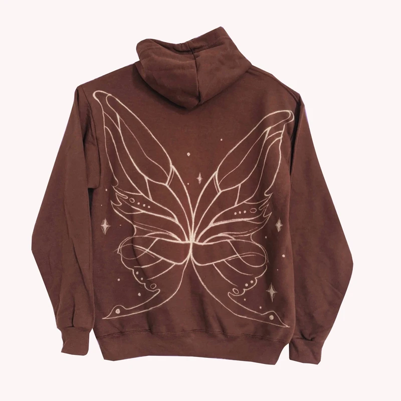 Женская Ретро-куртка на молнии, с длинным рукавом и принтом бабочек
Женская Ретро-куртка на молнии, с длинным рукавом и принтом бабочек