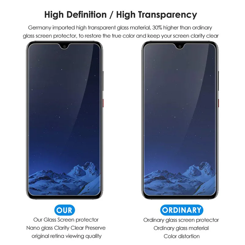 3 шт Защита экрана для Huawei Honor 9X 8X 8C 7X 7A 6X 6C 6A P smart 2019 стекло V10 V20 9 lite 8 9H закаленное