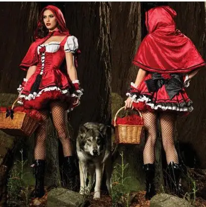 cheap Halloween Little Red Riding Hood Fantasy Costume Hen Party Fairy Tale Cosplay Robe Fancy Dress For Adult Women Size S-2vXL
cheap Halloween Little Red Riding Hood Fantasy Costume Hen Party Fairy Tale Cosplay Robe Fancy Dress For Adult Women Size S-2vXL