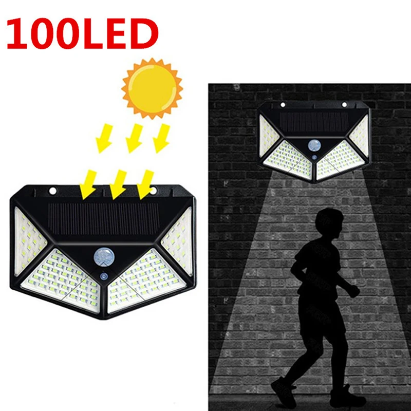 2021 Waterproof Solar Light 100 LED Outdoor Solar Lamp PIR Motion Sensor Wall Light
2021 Waterproof Solar Light 100 LED Outdoor Solar Lamp PIR Motion Sensor Wall Light