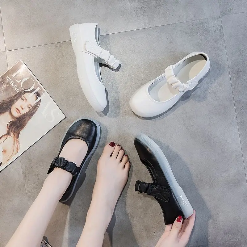 Mary Jane Shoes Womens Flat-bottomed Non-slip Pregnant Women Comfortable Word with Soft-soled Shoes Spring/Autumn Casual Flats
Mary Jane Shoes Womens Flat-bottomed Non-slip Pregnant Women Comfortable Word with Soft-soled Shoes Spring/Autumn Casual Flats