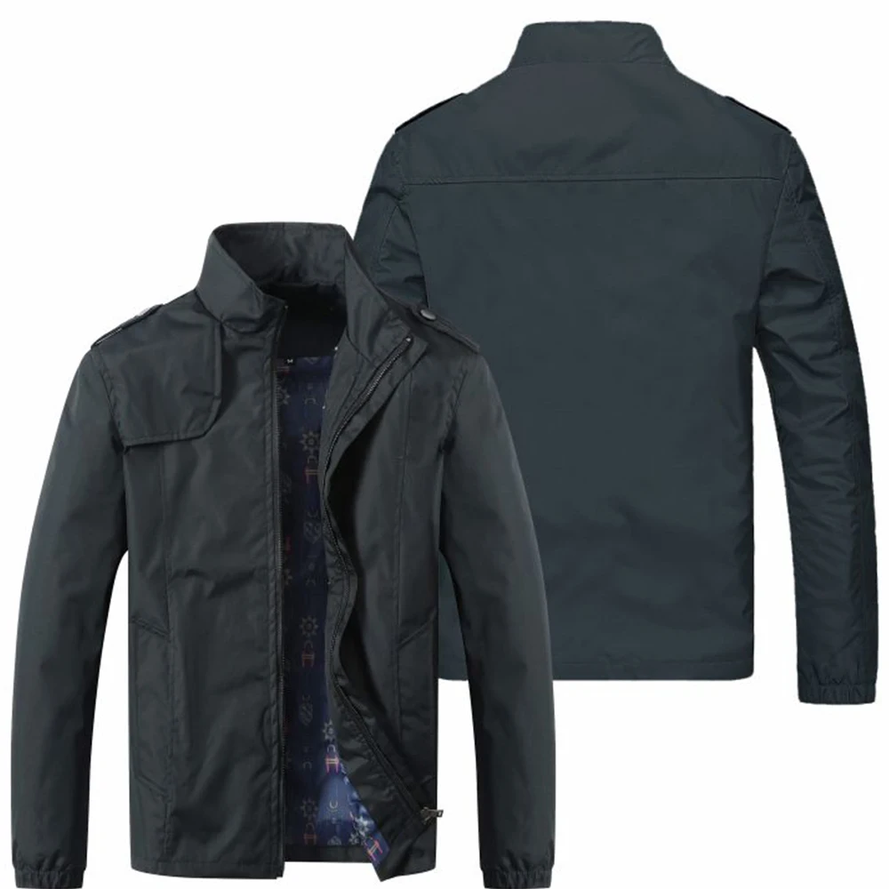 2020 Spring And Autumn Men's Jacket Zipper Fashion Slim Coat Men's Casual Locomotive Solid Color Coat Cardigan Jacket M-5XL
2020 Spring And Autumn Men's Jacket Zipper Fashion Slim Coat Men's Casual Locomotive Solid Color Coat Cardigan Jacket M-5XL
