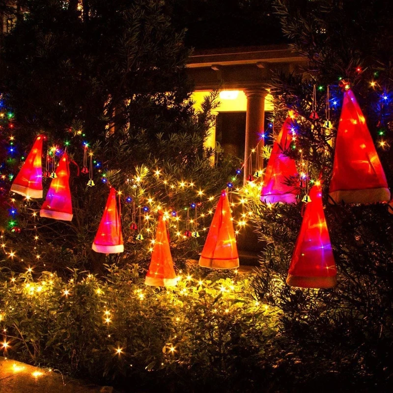 Christmas Santa Hat String Light 8 Hats Fairy Hat Waterproof String Lights
Christmas Santa Hat String Light 8 Hats Fairy Hat Waterproof String Lights