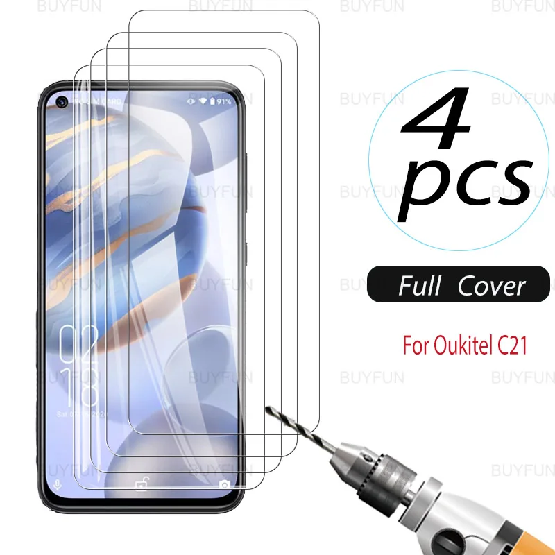 For Oukitel C21 4PCS Screen Protector Tempered Glass For Oukitel C21 C 21 21C 6.4inch Scratch Resistant Safety Protective Film 
For Oukitel C21 4PCS Screen Protector Tempered Glass For Oukitel C21 C 21 21C 6.4inch Scratch Resistant Safety Protective Film