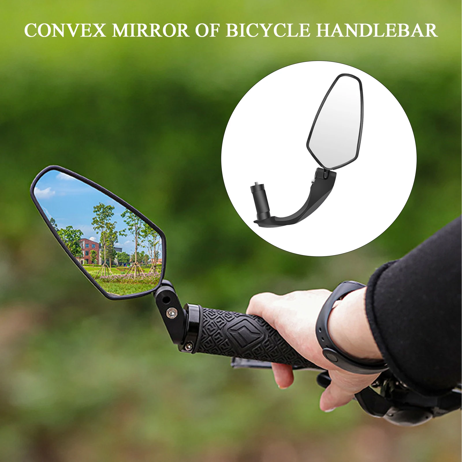 Bicycle Rear View Mirror Cycling Wide Range Back Sight Reflector Adjustable Left Right Mirror Bike Handlebar Rotating Mirror
Bicycle Rear View Mirror Cycling Wide Range Back Sight Reflector Adjustable Left Right Mirror Bike Handlebar Rotating Mirror