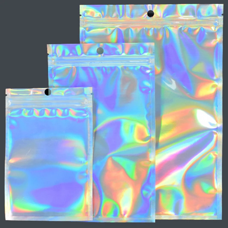 100pcs Translucent Zip Lock Bags Holographic Storage Bag Christmas Gift Packaging Socks Lingerie Glove Cosmetics Storage Bags
100pcs Translucent Zip Lock Bags Holographic Storage Bag Christmas Gift Packaging Socks Lingerie Glove Cosmetics Storage Bags