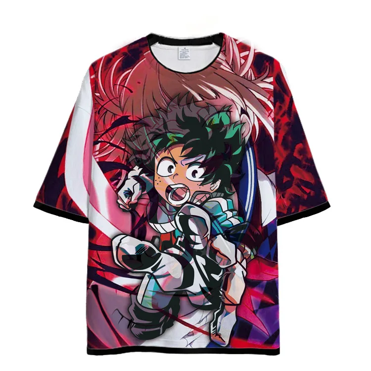 My Hero Academia Cartoon 3D Print T shirt Boku no hero academia Men Summer Short Sleeve Tees Unisex Streetwear Tshirt Tops
My Hero Academia Cartoon 3D Print T shirt Boku no hero academia Men Summer Short Sleeve Tees Unisex Streetwear Tshirt Tops