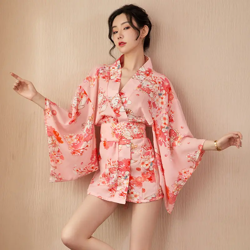 Sexy Comtumes Woman Summer Dress Japanese Yukata Bathing Robe Japanese Style Kimono Party Nightgown Pajamas Spa Massage Gown 
Sexy Comtumes Woman Summer Dress Japanese Yukata Bathing Robe Japanese Style Kimono Party Nightgown Pajamas Spa Massage Gown