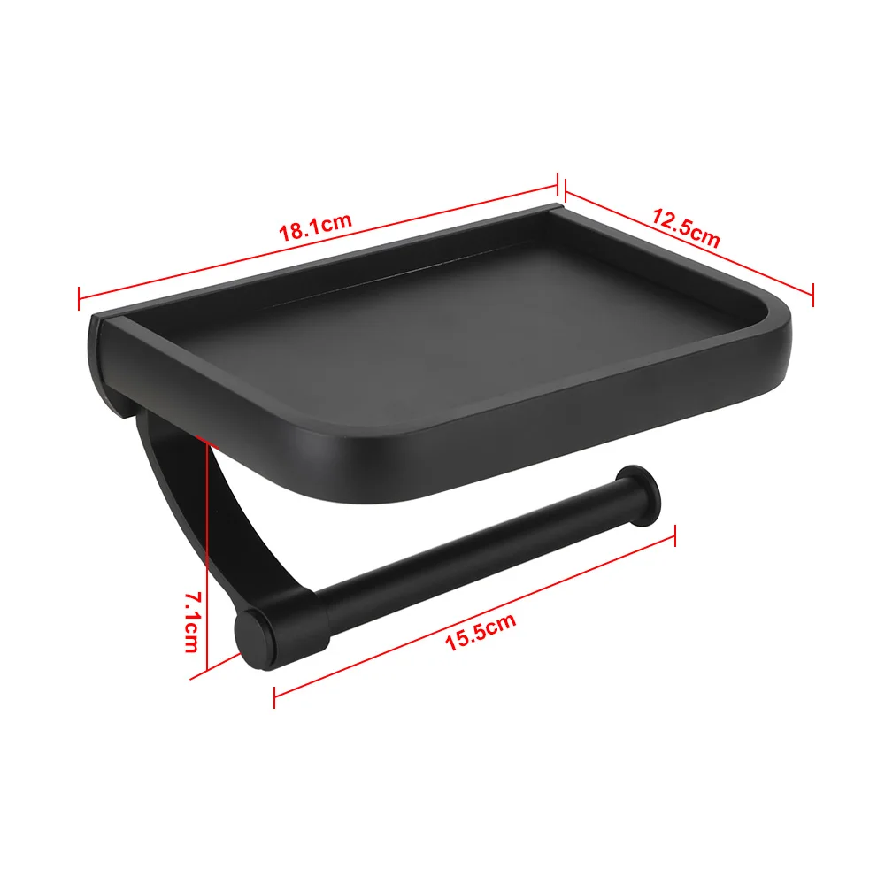 Aluminum Alloy Toilet Paper Holder Bathroom Wall Mount WC Paper Phone Holder Shelf Towel Roll Shelf Bathroom Accessories
Aluminum Alloy Toilet Paper Holder Bathroom Wall Mount WC Paper Phone Holder Shelf Towel Roll Shelf Bathroom Accessories