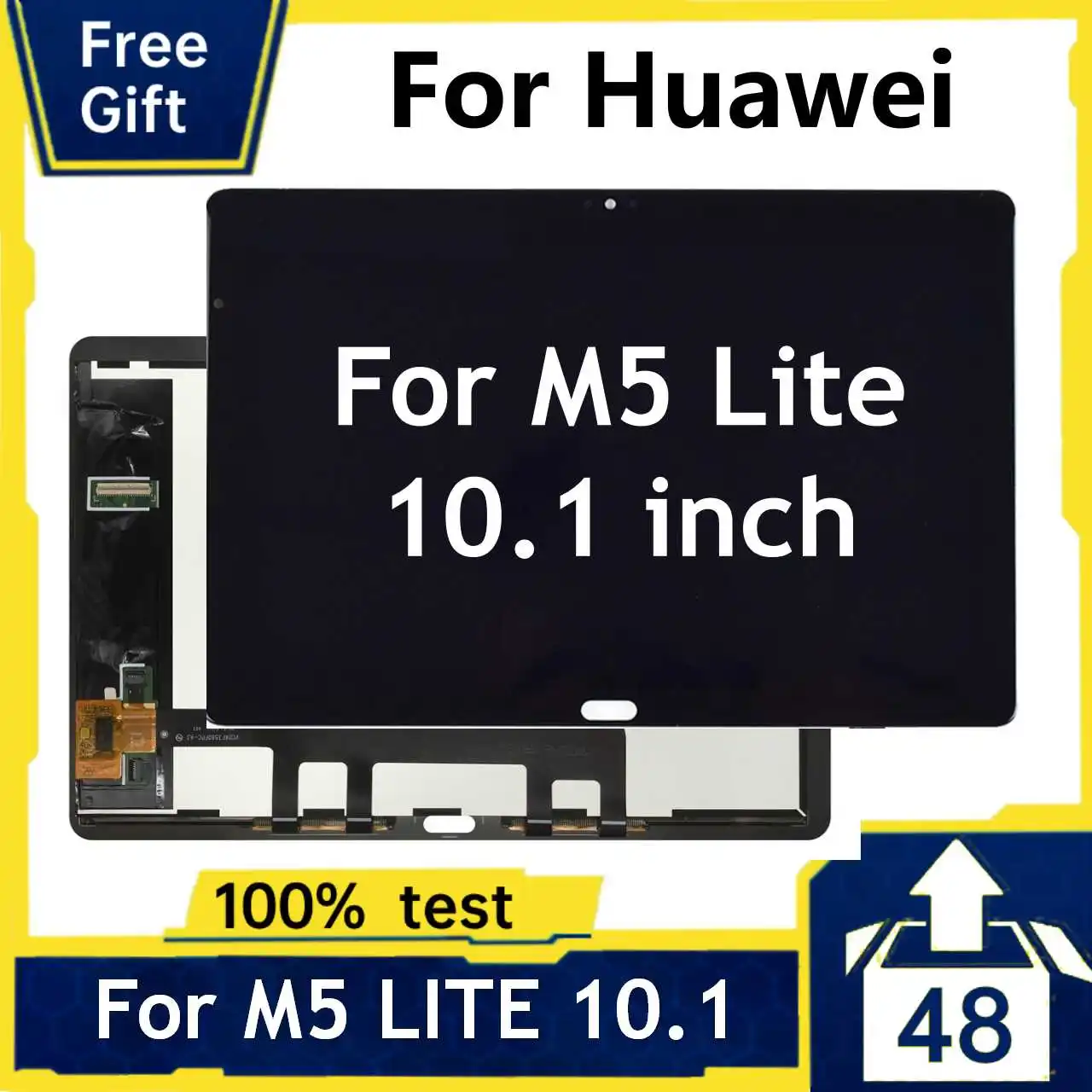 LCD Display 10.1" For Huawei MediaPad M5 Lite 10.1 LTE 10 BAH2-L09 BAH2-W19 Touch Screen Digitizer Repair Assembly Replacement
LCD Display 10.1" For Huawei MediaPad M5 Lite 10.1 LTE 10 BAH2-L09 BAH2-W19 Touch Screen Digitizer Repair Assembly Replacement