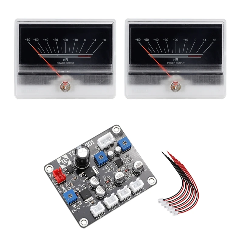 High-Precision VU Meter Power Amplifier DB Meter Preamplifier Tube Level Meter with Backlight TN-90A TS-DB90A-2Q 960uA
High-Precision VU Meter Power Amplifier DB Meter Preamplifier Tube Level Meter with Backlight TN-90A TS-DB90A-2Q 960uA
